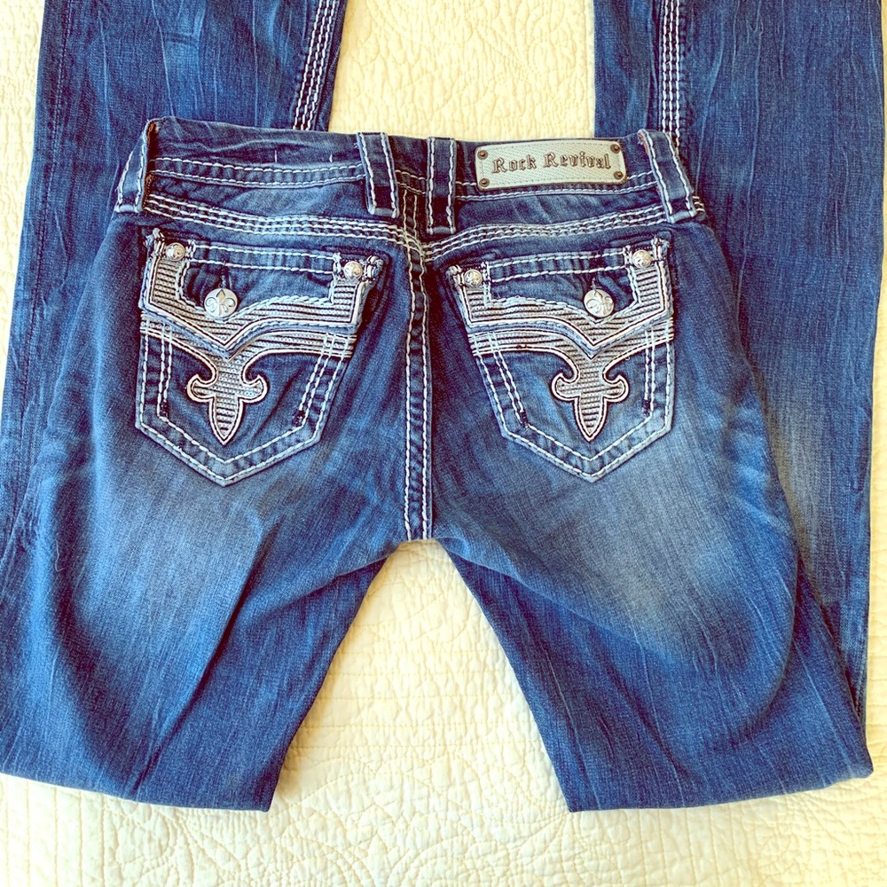 Rock Revival Kai Bootcut Jeans -Size 25